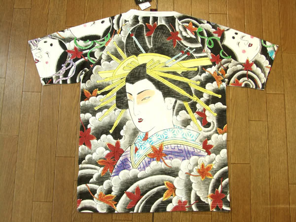 龍が如く Tシャツ 神田強 おたふく天女刺青(入墨) cropped heads